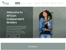 Tablet Screenshot of africanindependent.co.za